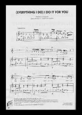 télécharger la partition d'accordéon Every thing I do (I do it for you) (Slow) au format PDF
