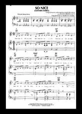télécharger la partition d'accordéon So nice (Summer Samba) au format PDF