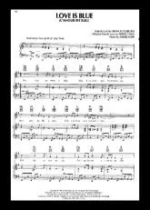 télécharger la partition d'accordéon Love is blue (L'amour est bleu) au format PDF