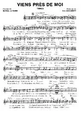 télécharger la partition d'accordéon Viens près de Moi (Créé par : Fauvette / Damia) (Tango) au format PDF