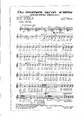 télécharger la partition d'accordéon Du moment qu'on s'aime (Piccolissima Serenata) au format PDF