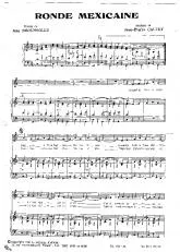 télécharger la partition d'accordéon Ronde Mexicaine (Chant : Les compagnons de la chanson) au format PDF