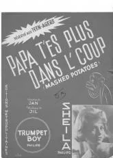 télécharger la partition d'accordéon Papa t'es plus dans l' coup (Mashed potatoes) au format PDF