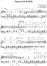 télécharger la partition d'accordéon Sous le ciel de Paris (Arrangement Hans-Günther Kölz) au format PDF