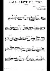 télécharger la partition d'accordéon Tango rive gauche au format PDF