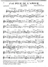 télécharger la partition d'accordéon J'ai peur de l'amour (Ho Paura) (Slow Rock) au format PDF