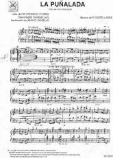 télécharger la partition d'accordéon La Puñalada (Tango Milonga) au format PDF