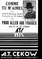 télécharger la partition d'accordéon Comme tu m'aimes (Valse) au format PDF