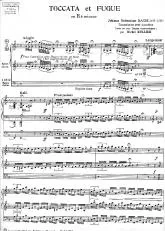 télécharger la partition d'accordéon Toccata et fugue en Ré mineur au format PDF