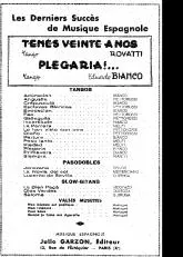télécharger la partition d'accordéon Plegaria (Tango) au format PDF