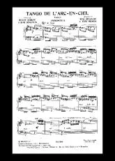 télécharger la partition d'accordéon Tango de l'arc en ciel au format PDF