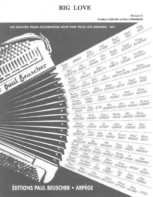 télécharger la partition d'accordéon Big Love (Charleston) au format PDF