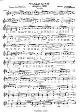 télécharger la partition d'accordéon Ma jolie gitane (Gitane à Paris) (Paso Doble) au format PDF
