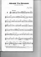 télécharger la partition d'accordéon Afraid to dream (J'ai peur de rêver) au format PDF