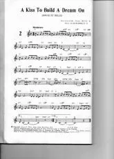 télécharger la partition d'accordéon A kiss to build a dream on (Douce et belle) au format PDF