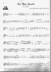 télécharger la partition d'accordéon One note samba (Samba de uma nota so) (Partie Saxophone) au format PDF
