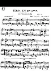 télécharger la partition d'accordéon Féria en Bayona (Paso Doble) au format PDF