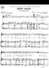 télécharger la partition d'accordéon Deep River (Eaux profondes) au format PDF