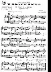 télécharger la partition d'accordéon Rasgueando (En jouant de la guitare) (Tango Milonga) au format PDF