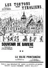 télécharger la partition d'accordéon Souvenir de Bavière (Valse) au format PDF