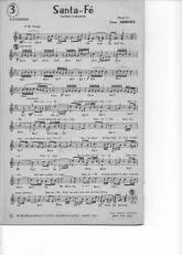 télécharger la partition d'accordéon Santa Fé (Tango Chanté) au format PDF