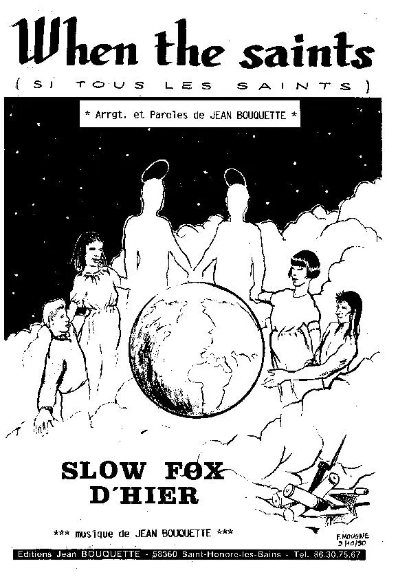 télécharger la partition d'accordéon When the saints (Si tous les saints) au format PDF