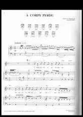 télécharger la partition d'accordéon A corps Perdu (Chant : Mike Brant) au format PDF