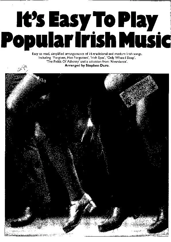 télécharger la partition d'accordéon It's easy to play Irish Music au format PDF