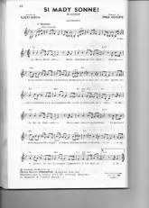 télécharger la partition d'accordéon Si Mady sonne (Madison) au format PDF