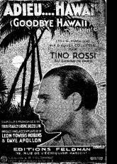 télécharger la partition d'accordéon Adieu Hawaii (Goodbye Hawaii) (Chant : Tino Rossi) au format PDF