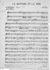 télécharger la partition d'accordéon La guitare et la mer (Boléro) au format PDF