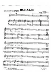 télécharger la partition d'accordéon Rosalie au format PDF