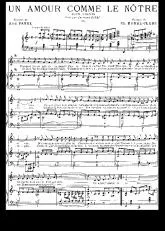 télécharger la partition d'accordéon Un amour comme le nôtre (Chant : Lucienne Boyer) (Slow Chanté) au format PDF