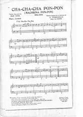 télécharger la partition d'accordéon Cha cha cha pon pon (Macorina Pon Pon) (Arrangement : Léo Nègre) au format PDF