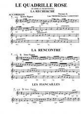 télécharger la partition d'accordéon Le quadrille rose (5 figures) au format PDF