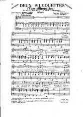 télécharger la partition d'accordéon Deux Silhouettes (Two Silhouettes) (Du film : La boite à musqiue) (Arrangement Yvonne Thomson) (Boléro) (Piano Conducteur) au format PDF