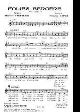 télécharger la partition d'accordéon Folies Bergère (Fox Trot Chanté) au format PDF