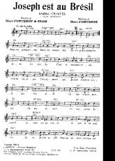télécharger la partition d'accordéon Joseph est au Brésil (Chant : Darcelys) (Samba Chantée) au format PDF