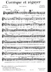télécharger la partition d'accordéon Corrèque et réguyer (Chant : Edith Piaf) au format PDF