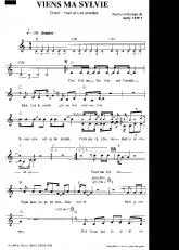 télécharger la partition d'accordéon Viens ma Sylvie (Biguine) au format PDF