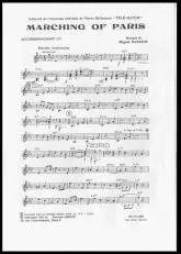 télécharger la partition d'accordéon Marching of Paris (Marche Américaine) au format PDF