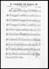 télécharger la partition d'accordéon El camino de Santa Fé (Le chemin de Santa Fé) (Cha cha cha) au format PDF