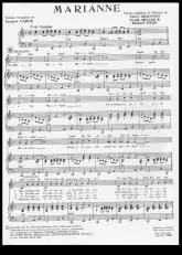 télécharger la partition d'accordéon Marianne (Calypso Chanté) au format PDF