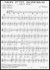 télécharger la partition d'accordéon Mon P'tit Bonheur (Joey's Song) au format PDF