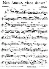 télécharger la partition d'accordéon Mon amour viens danser (Tango) au format PDF