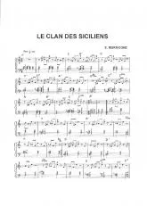 télécharger la partition d'accordéon Le clan des Siciliens au format PDF