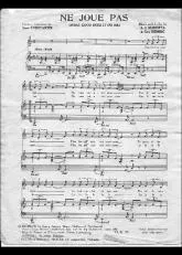 télécharger la partition d'accordéon Ne joue pas (What good does it do me) (Slow Rock) au format PDF