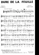 télécharger la partition d'accordéon Dure de la feuille (Polka) au format PDF