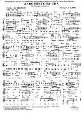 télécharger la partition d'accordéon Abrouski Cha Cha (Mon amour Mon amour) au format PDF