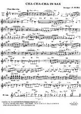 télécharger la partition d'accordéon Cha cha cha in Sax au format PDF